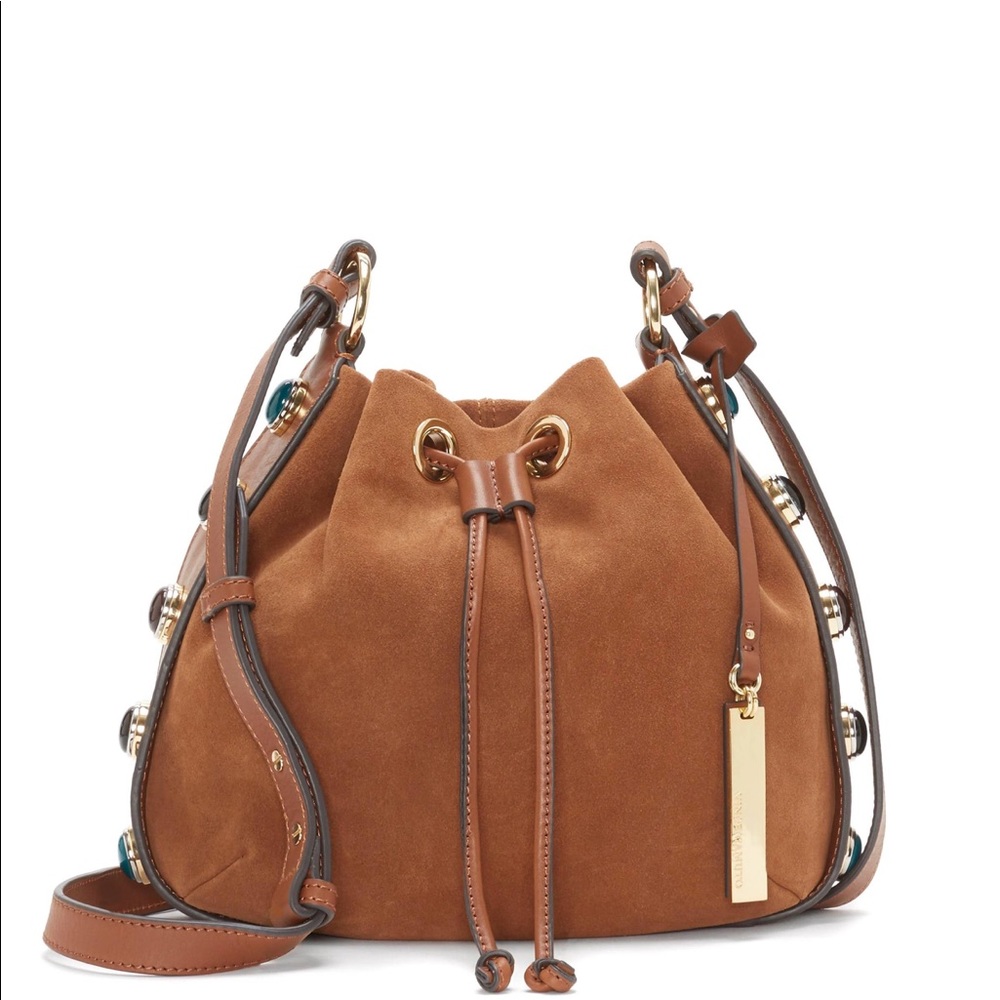 Vince Camuto Women's Cab Leather Bucket Bag
